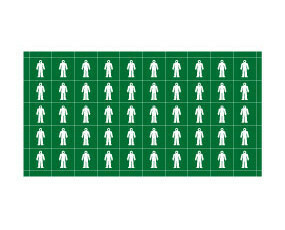 Immersion suit pictos – sheet of 50