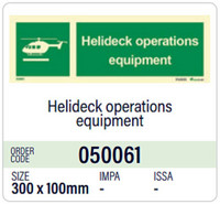 Helideck-toimintalaitteet, 050061