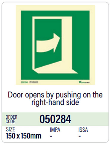 Door opens by pushing on the right-hand side, in stock