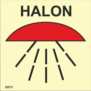 Space protected by halon Foil available immediately from stock