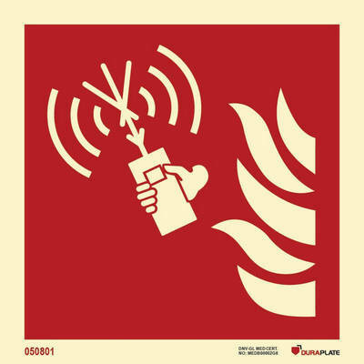 Fire Emergency Radio PVC photolum. in stock