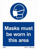 Masks must be worn in this area
