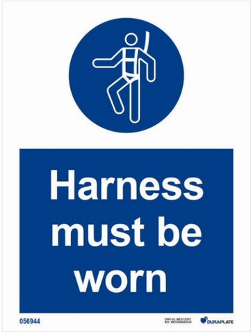 Harness must be worn