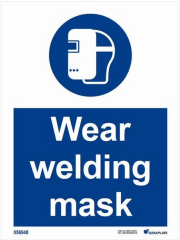 Wear welding mask