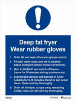 Deep fat fryer cleaning instructions