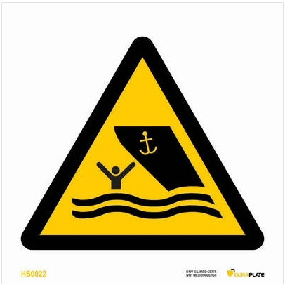 Boating area warning