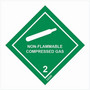 Hazard labelling symbol – Class 2 – Compressed gas – White
