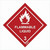 Hazard labelling symbol – Class 3 – Flammable liquid – White
