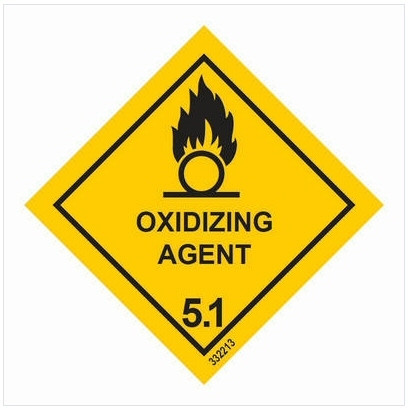 Hazard labelling symbol – Class 5 – Oxidizing agent