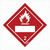 Hazard labelling symbol – Class 2.1 Flammable gas – White