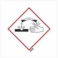 Hazard labelling symbol – Corrosive