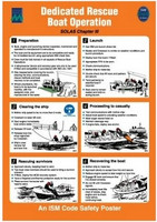 Dedicated rescue boat operation poster