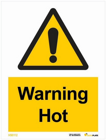 Varoitus kuuma