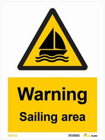 Varoitus purjehdusalue