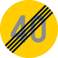 C33 Speed limit ends, C330033