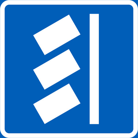 E4.3 Ajoneuvojen sijoitus pysäköintipaikalla, E430043