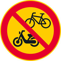 C12 Riding a scooter and a moped is prohibited, C120012
