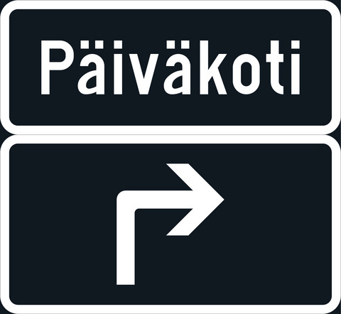 F17 Osoiteviitan ennakkomerkki, F170017
