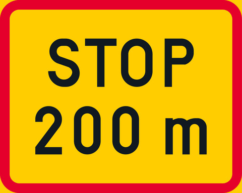 H5 Distance to mandatory stop, H500005