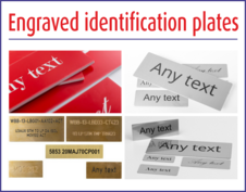 ENGRAVED IDENTIFICATION LABELS AND TAGS