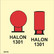 Halon 1301 pullot suojatulla alueella, 050150