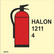 Halon 1211 sammutin 4kg
