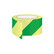 Green diagonal tape - for indicating safe areas