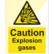 Caution Explosion gases