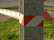 Red / white diagonal barrier tape