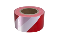 Red / white diagonal barrier tape