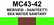 MC43-42 Merivesi - saniteetti | Sea water sanitary