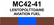 MC42-41 Ilmapolttoaine | Aviation fuel