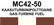 MC42‑50 Kaasuturbiinipolttoaine | Gas-turbine fuel