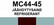 MC44-45 Jäähdytysaine | Refrigerant
