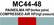 MC44-48 Paineilma HP (korkea paine) | Compressed air HP (high pressure)
