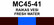 MC45-41 Raikas vesi | Fresh water