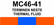 MC46‑41 Terminen neste | Thermal fluid