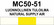 MC50–51 Luonnollinen tuloilma | Natural supply air