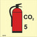 CO2 fire extinguisher available immediately from stock