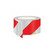 AS-20 Red / white diagonal reflective tape from stock