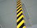 AS-21 Red / white diagonal warning tape from stock