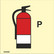 Fire extinguisher Powder Dura-Plate photolum. in stock
