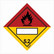 Hazard labelling symbol – Class 5.2 – Organic peroxides – Black Hazard Signs