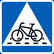 B7 Väistämisvelvollisuus pyöräilijän tienylityspaikassa, B700007