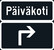 F17 Osoiteviitan ennakkomerkki, F170017