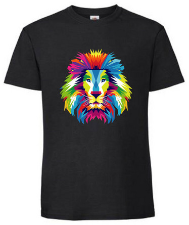 Lion with Power Colors