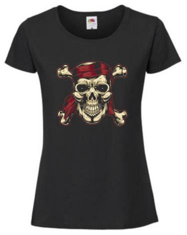 Skull with Red Scarf ♀
