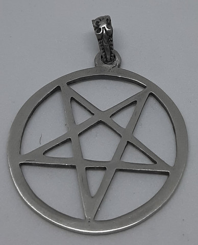 Pentagram ympyrässä iso 6cm