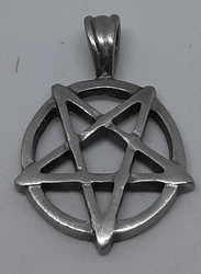 Pentagram ympyrässä n.3,5cm pieni