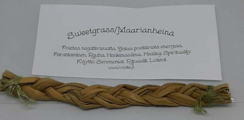 Sweetgrass/Maarianheinä pikku letti